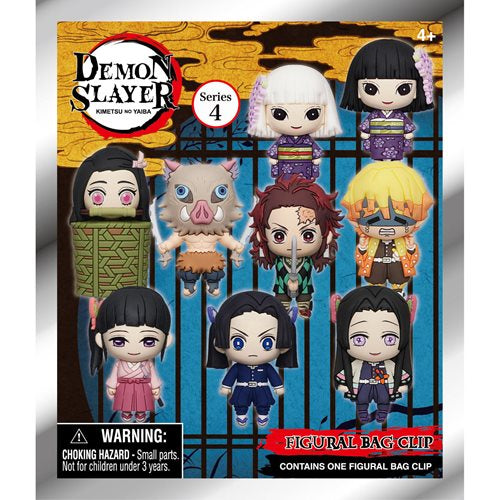 Demon Slayer Series 4 3D Foam Bag Clip