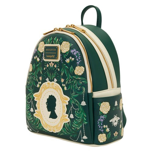 Bridgerton Silhouette Floral Mini-Backpack
