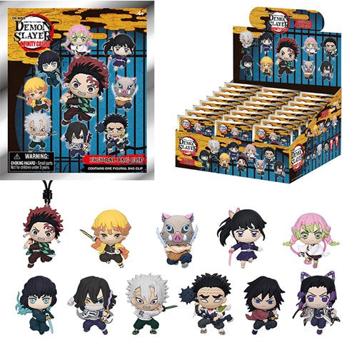 Demon Slayer: Kimetsu no Yaiba Infinity Castle 3D Foam Bag Clip