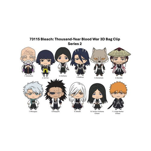 Bleach: Thousand-Year Blood War Series 2 3D Foam Bag Clip