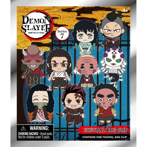 Demon Slayer Series 7 3D Foam Bag Clip
