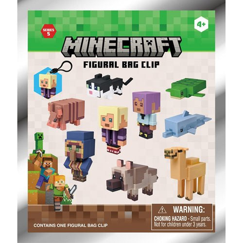Minecraft Series 5 3D Foam Bag Clip