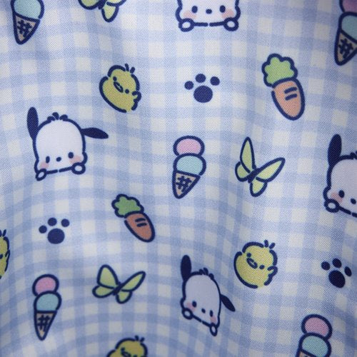 Sanrio Pochacco Gingham Crossbody Sling Bag with Coin Bag