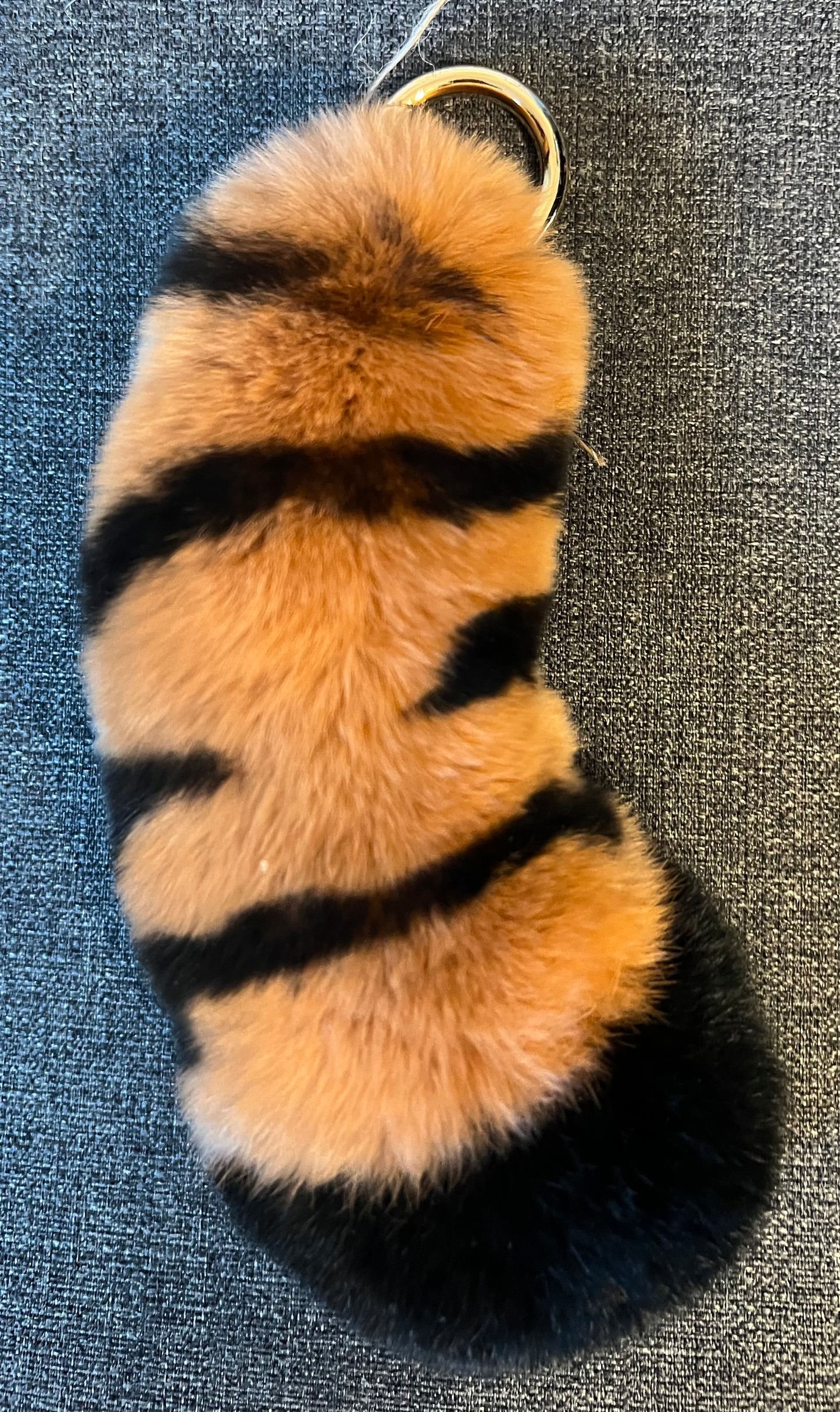 Tiger tail keychain/bag clip