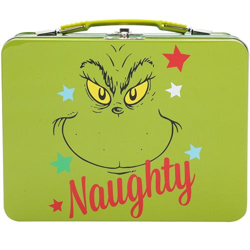 Dr. Seuss The Grinch Naughty and Nice Tin Tote