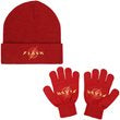 The Flash Beanie and glove set