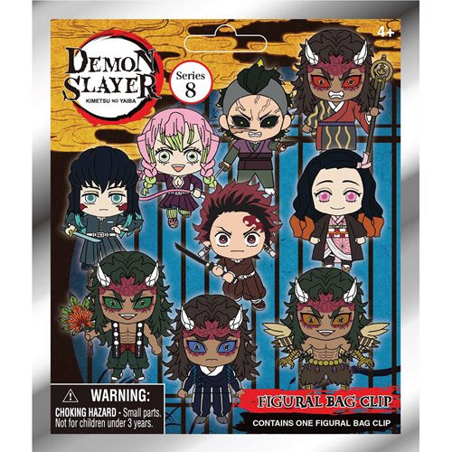 Demon Slayer Series 8 3D Foam Bag Clip