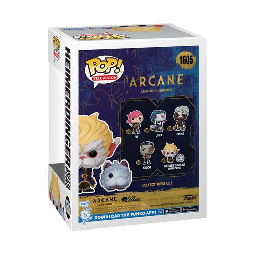 Arcane: League of Legends Heimerdinger with Poro Funko Pop! Vinyl Figure #1605
