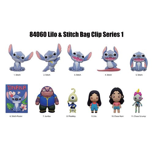 Lilo & Stitch Movie (2025) 3D Foam Bag Clip