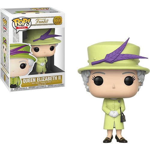 Royals Queen Elizabeth II Green Funko Pop #01