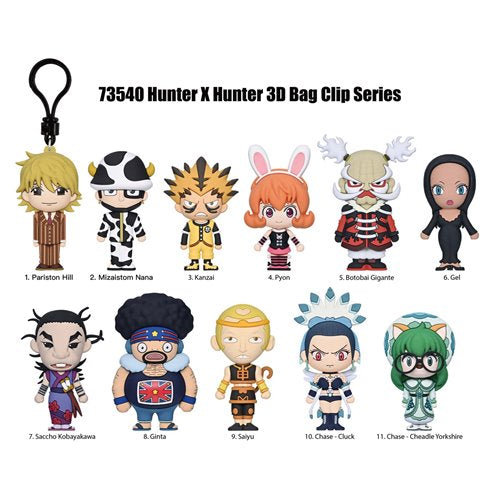 Hunter x Hunter Series 6 3D Foam Bag Clip