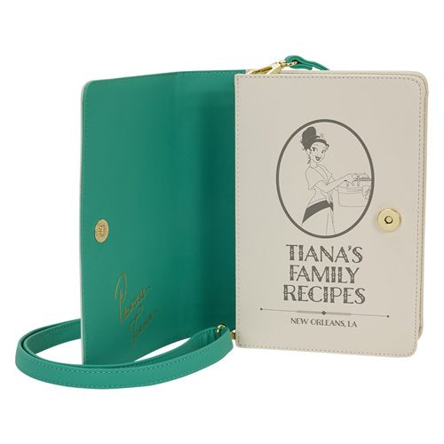 Princess and the Frog Princess Tiana Recipe Book Crossbody Bag