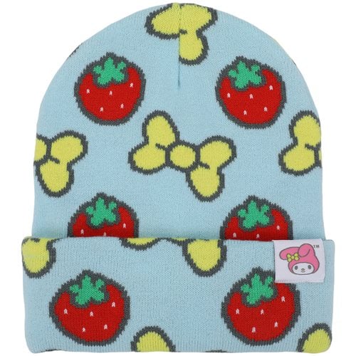 My Melody Jacquard Tall Cuff Beanie