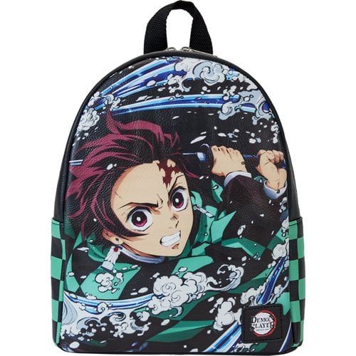 Demon Slayer Tanjiro Kamado Checkerboard Mini-Backpack