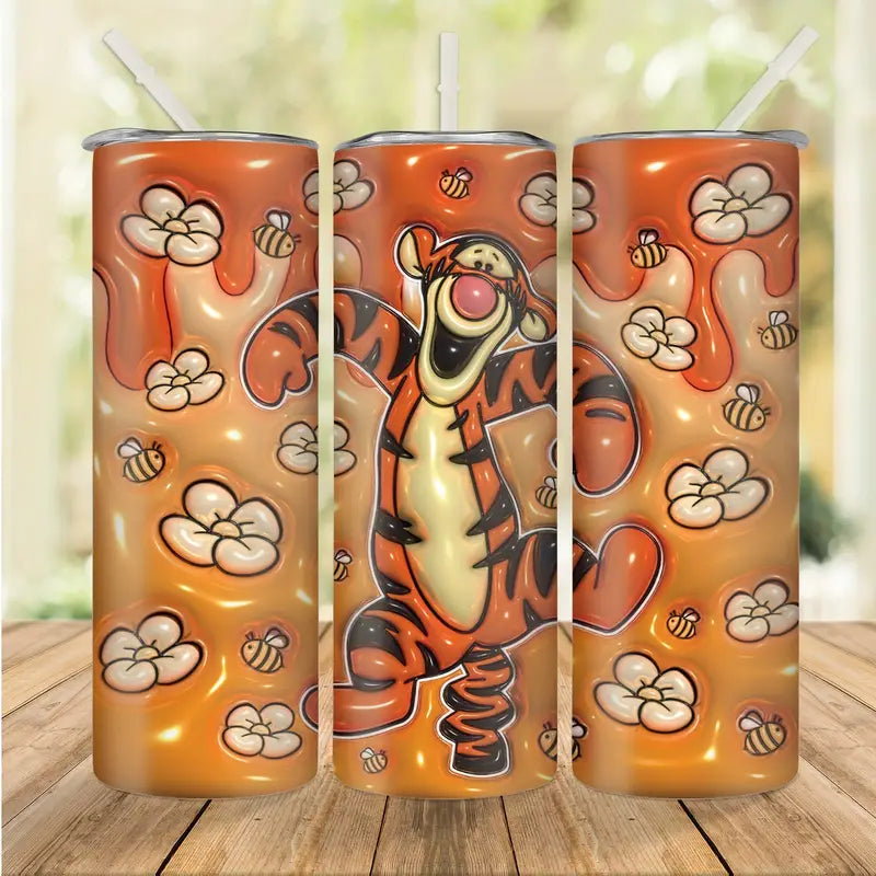 Jumping Tiger 20 ounce Tumbler