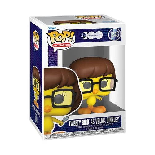 WB 100th Looney Tunes X Scooby-Doo Tweety Velma Pop! Vinyl: